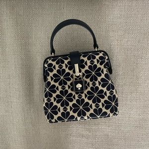 Blue jacquard mini purse- never worn